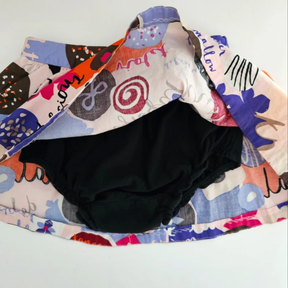 Kate Spade New York Skirt Skort Size 18 mo Colorful Floral Print with‎ Panties